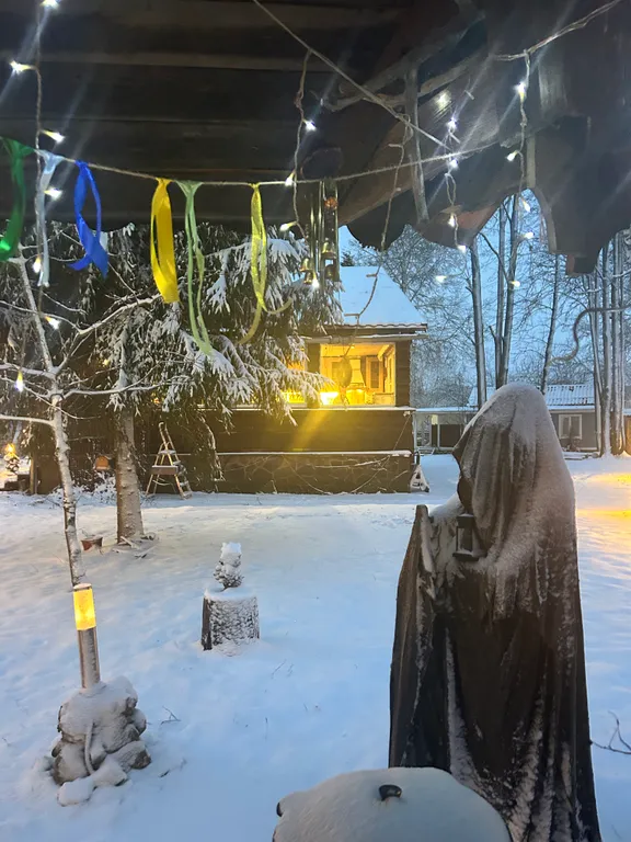 Коттедж Дом в окружении леса с камином, баня с купелью, зона барбекю — Троице-Лобаново