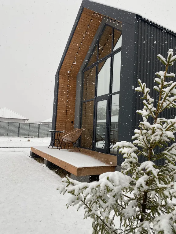 Барн-дача дом с сауной и камином для отдыха вашей души