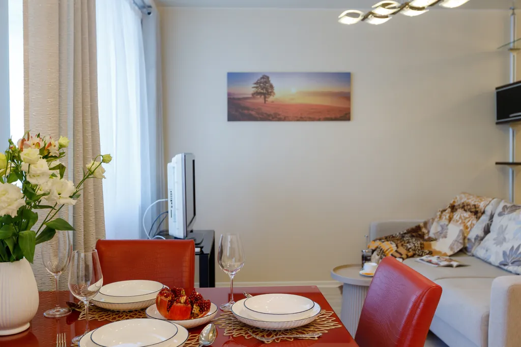 Современная квартира у Площади Славы