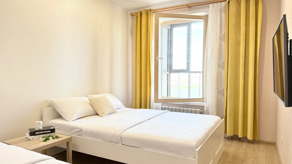 Квартира Hugge Place | Двухкомнатная студия у Аквапарка с Wi-Fi — Новосибирск