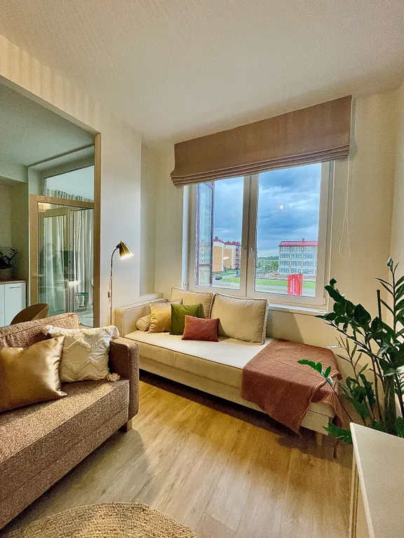 Квартира Двухкомнатная квартира Eco villa у Экспофорума и Пушкина — Санкт-Петербург