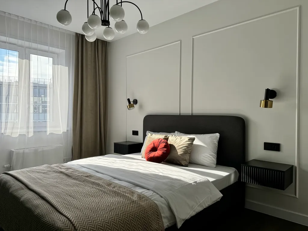 Стильная просторная квартира с шикарным видом на Енисей