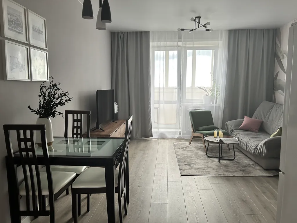 Чистота и комфорт в новой квартире центра города.