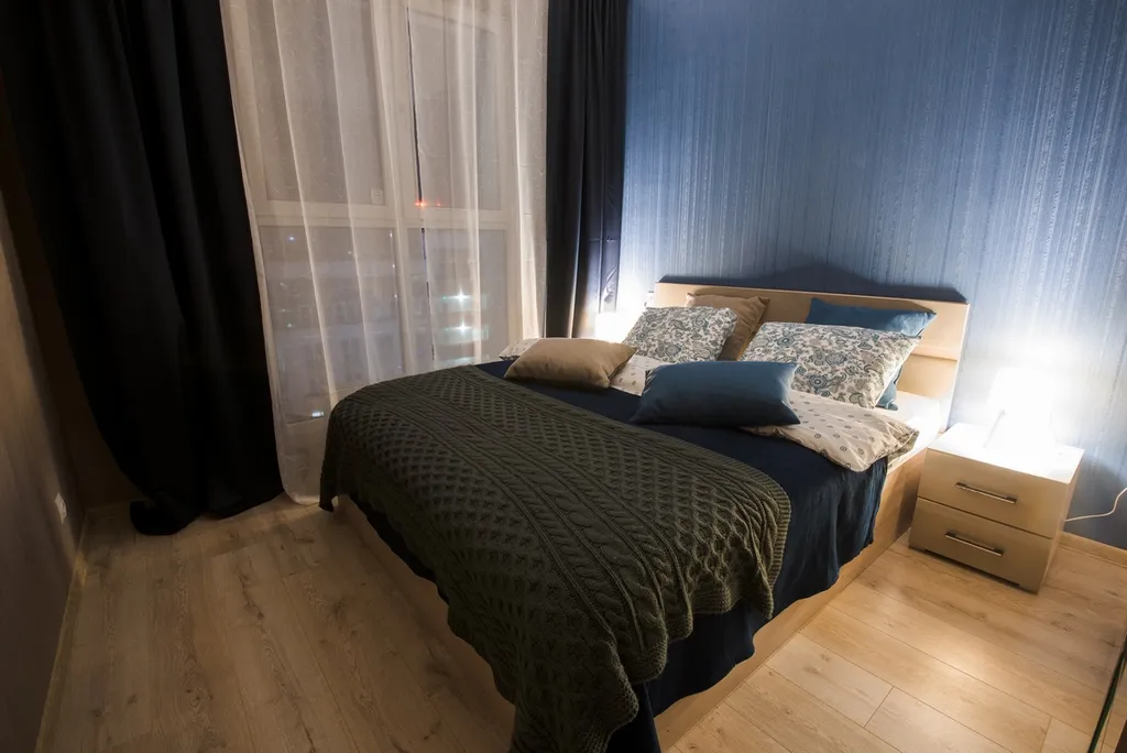 Квартира Квартира Евродвушка в центре, жк «большой», балкон с рабочим местом, чисто — Краснодар