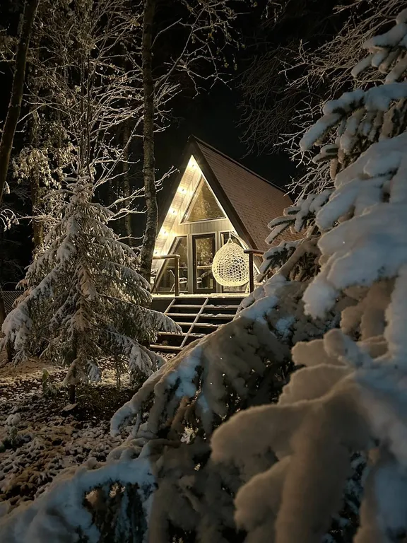Коттедж Шале в лесу в Подмосковье — аренда посуточно в Клин
