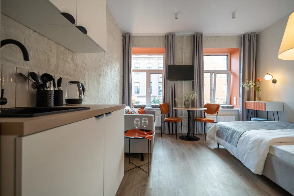 Квартира Квартира Улучшенная студия — Санкт-Петербург