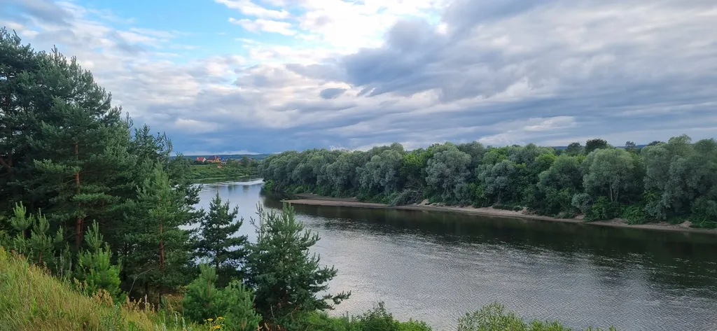 Дом-шалаш с видом на лес