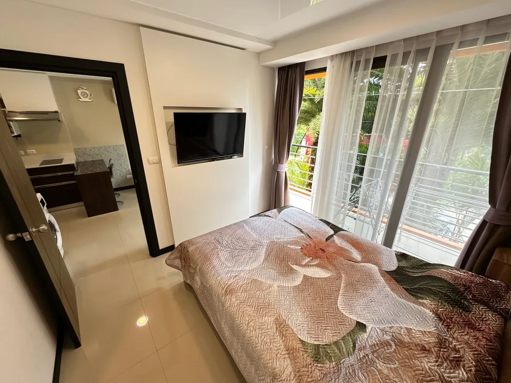 Уютная 1-спальная квартира на 3м этаже, море 750 метров