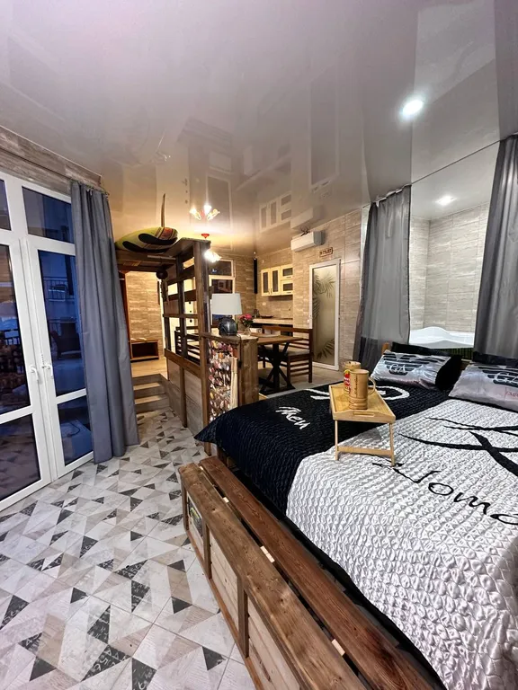 Номер с отдельным входом с сауной