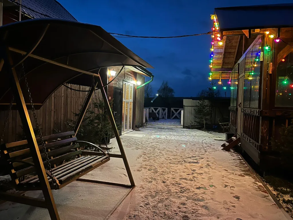 Коттедж с баней и чаном у озера