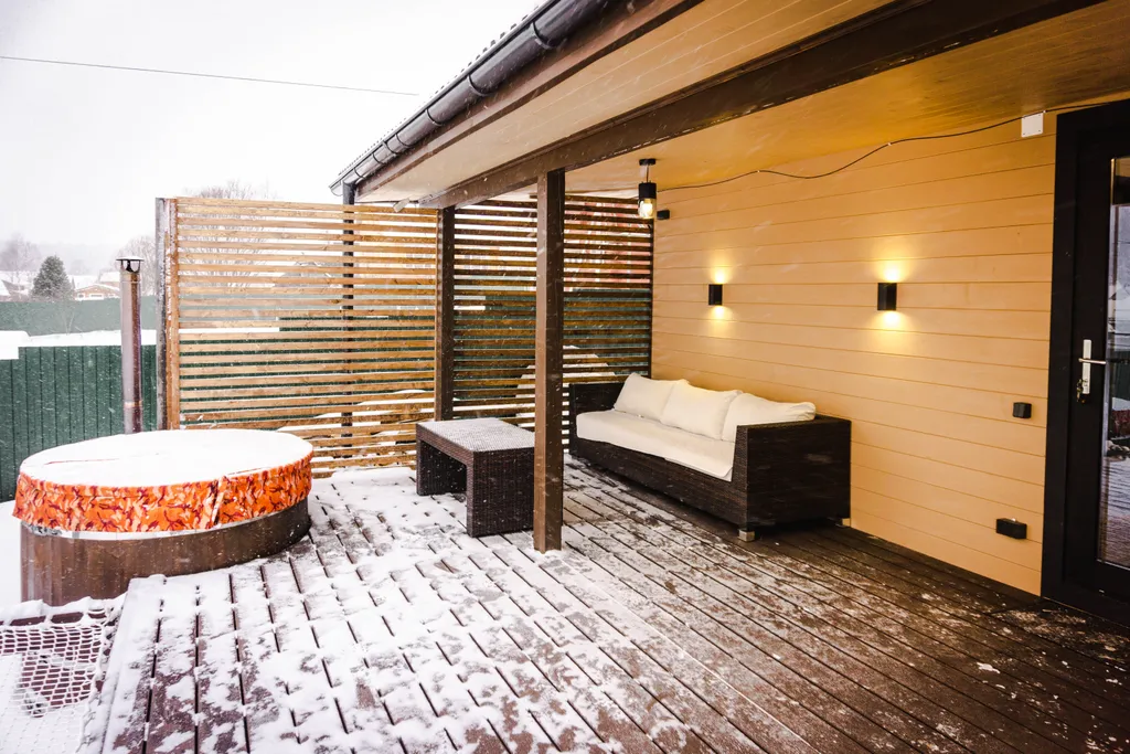 Атмосферный дом с чаном