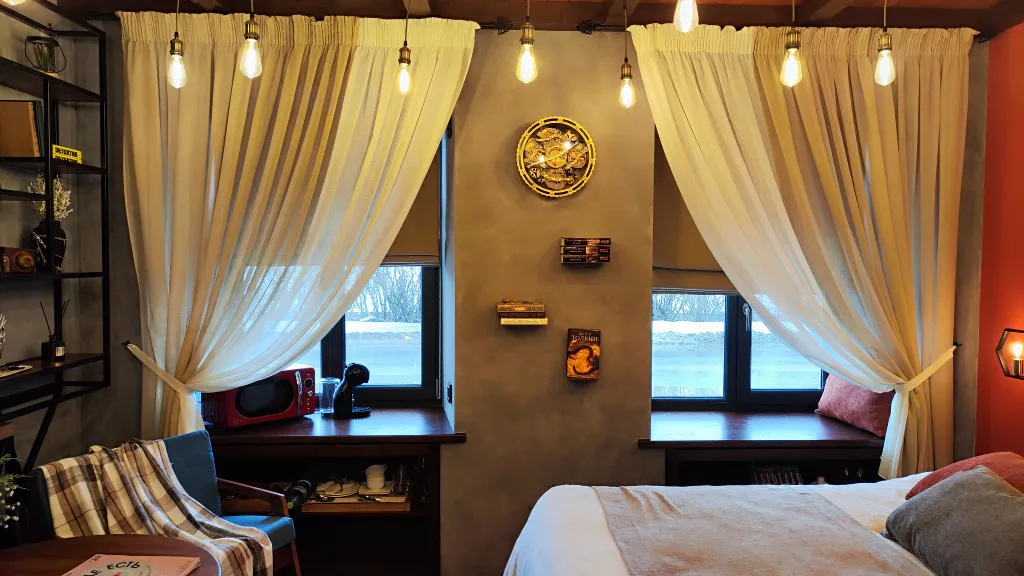 Уютная комната-студия на берегу Волги