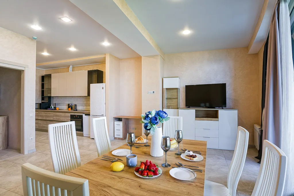 Апартамент и терраса с сумасшедшим видом на море в Приморском парке