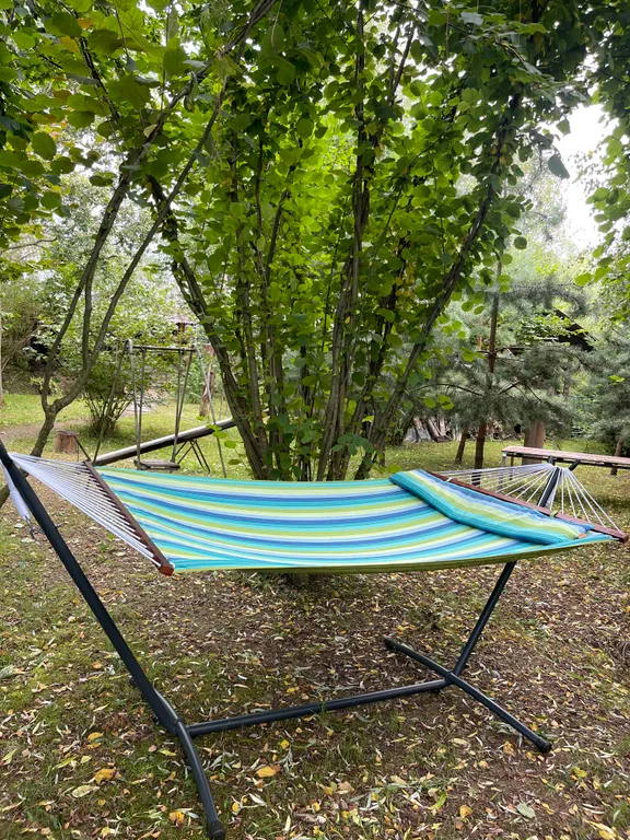 Уютный деревенский домик с русской баней возле берега озера