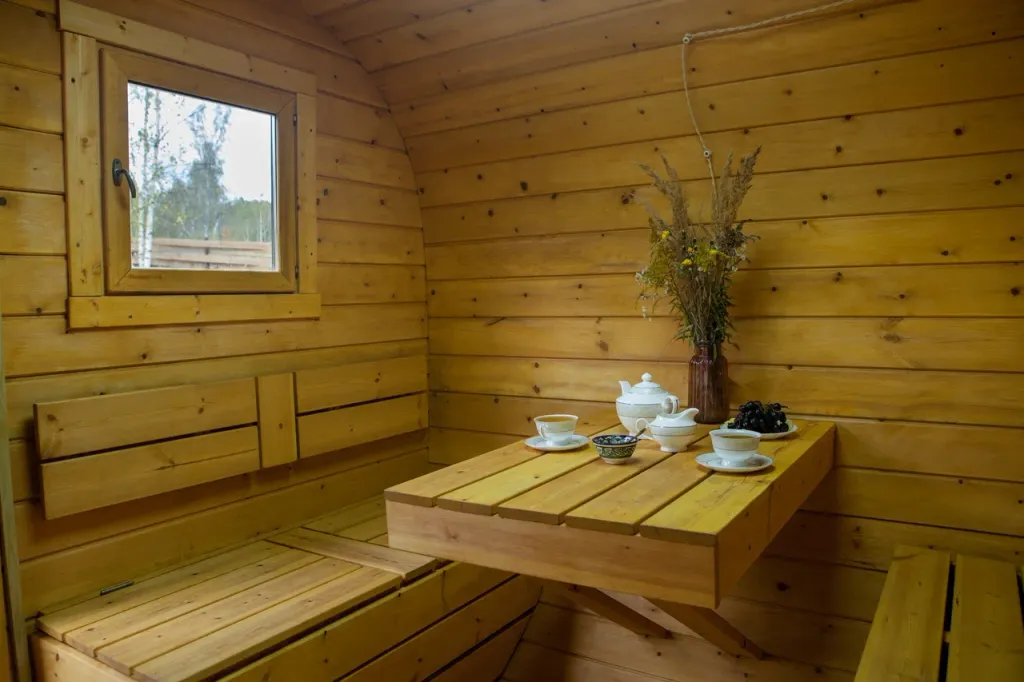 Барнхаус ВЕСНА с камином и баней