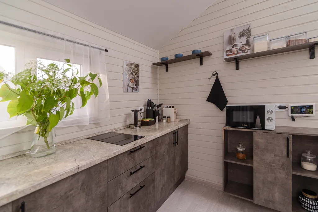 Уютный дом с 3 спальнями и кухней-гостиной