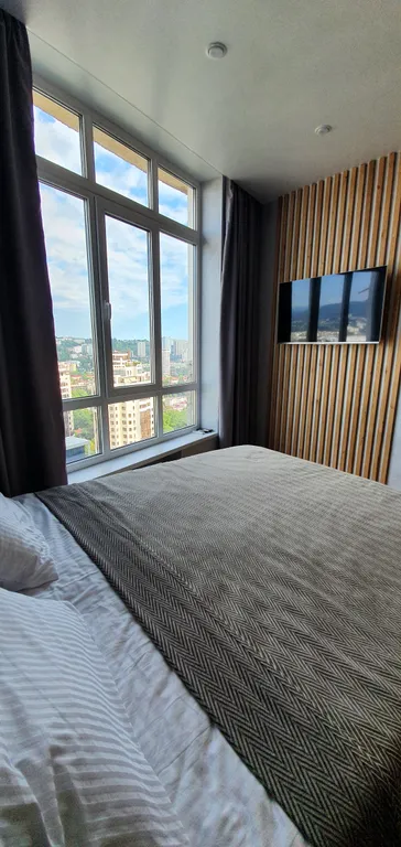 Квартира Квартира Стильная студия у парка Ривьера с видом на море — Сочи