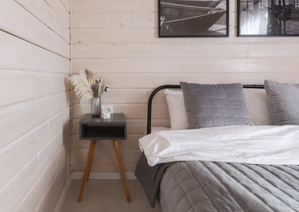 Новый стильный барнхаус с видом на лес