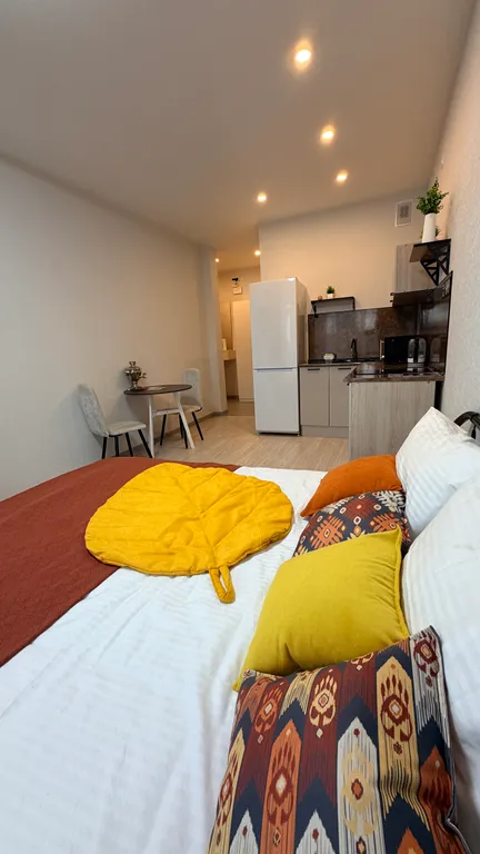 Зеленый уголок в городе, 15 мин до центра, квартира с самоваром