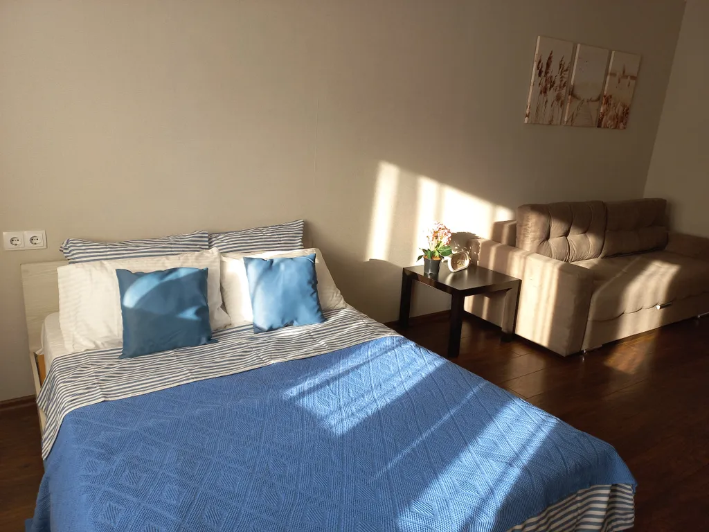 Двухкомнатная квартира в 10 минутах пешком от набережной