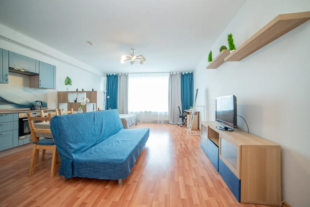 Студия возле м. Геологическая для 4-х гостей