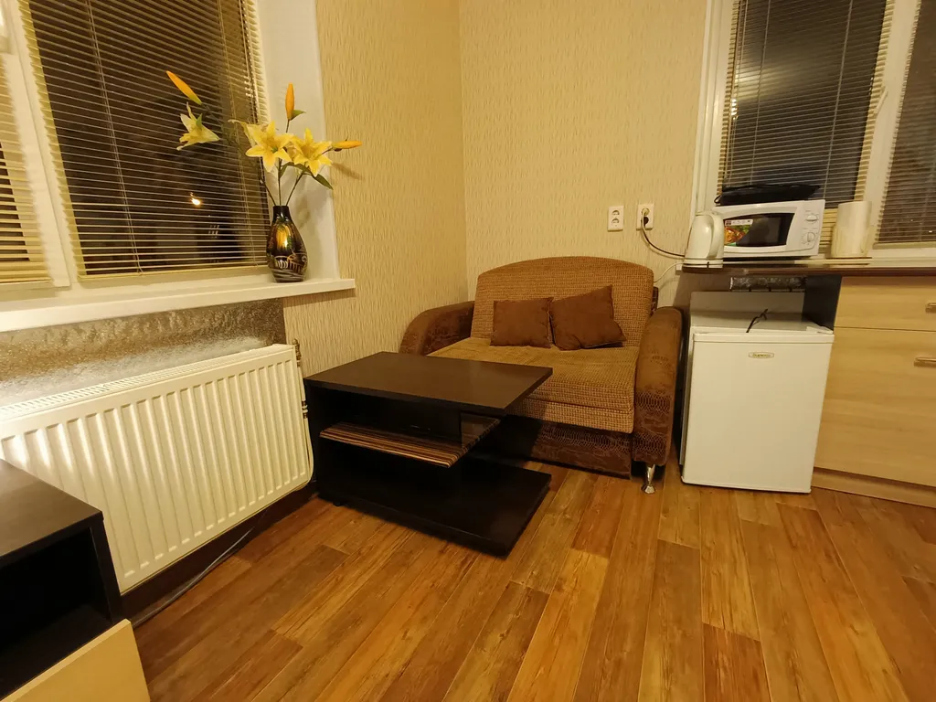 Студия с видом на сквер