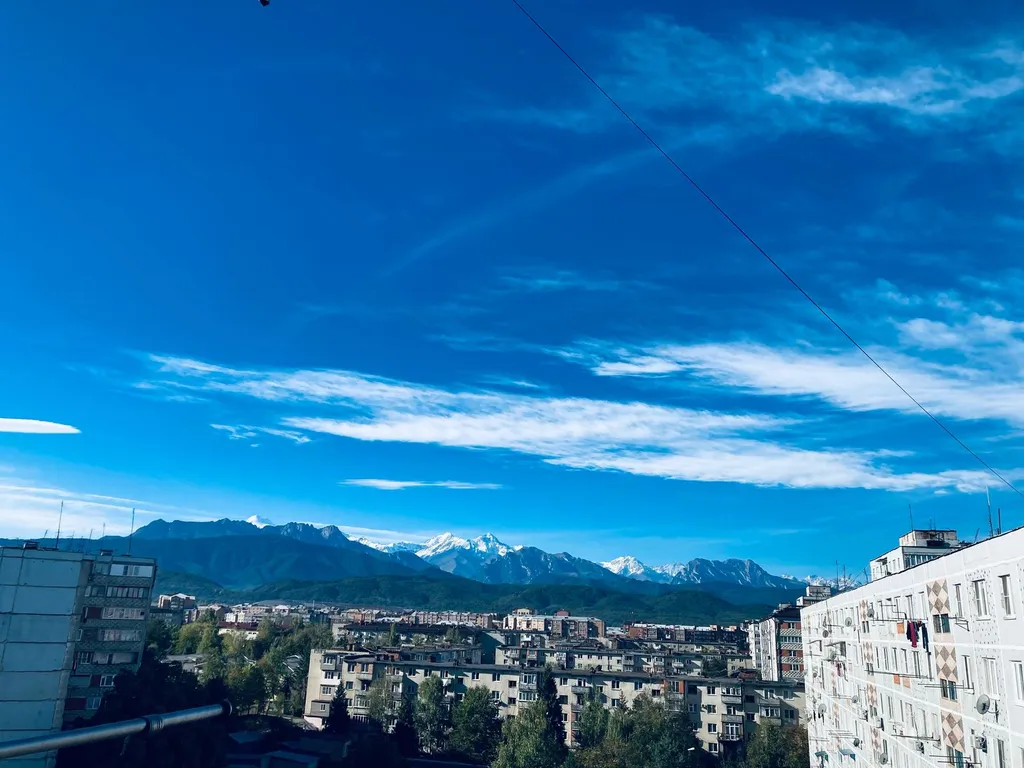 Квартира с прекрасным видом на горы