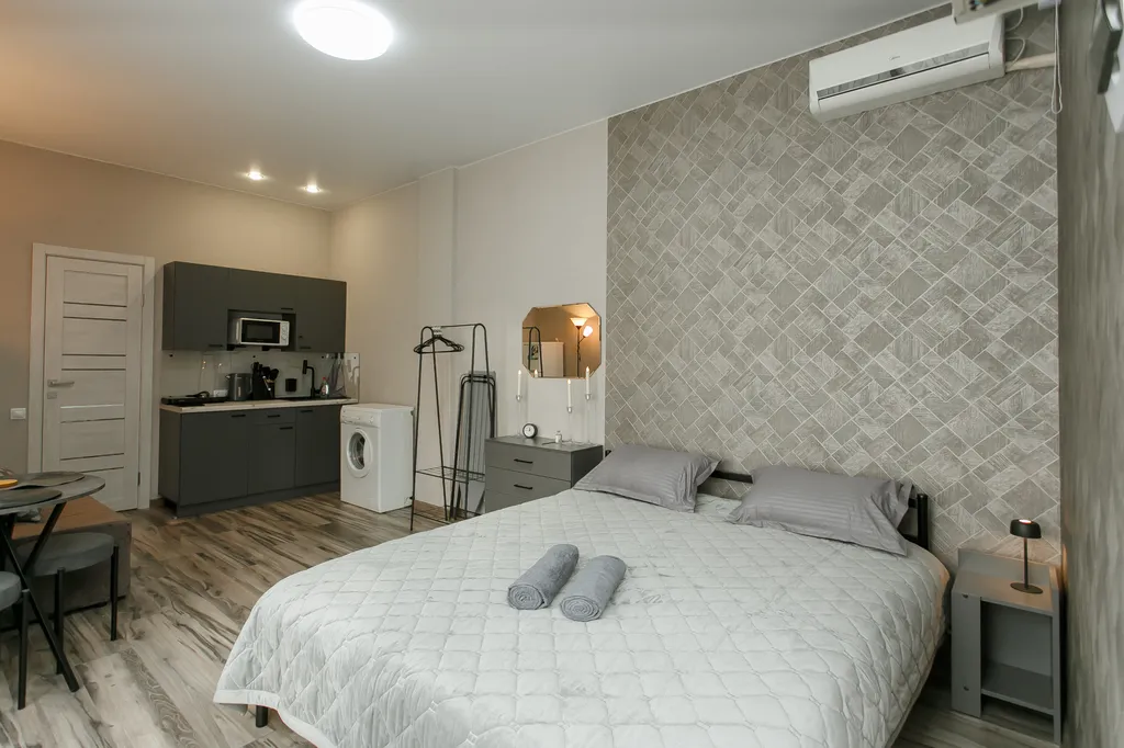 Студия с видом на горы