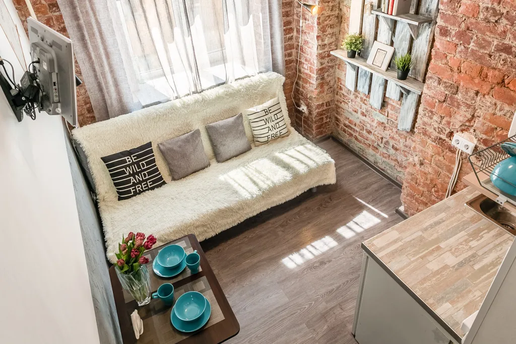 Квартира Квартира Уютная двухуровневая студия напротив Московского вокзала — Санкт-Петербург