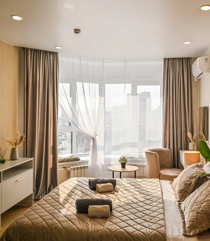 Квартира Апартаменты дизайн рядом с Кристалл арена в центре взлетки — Красноярск