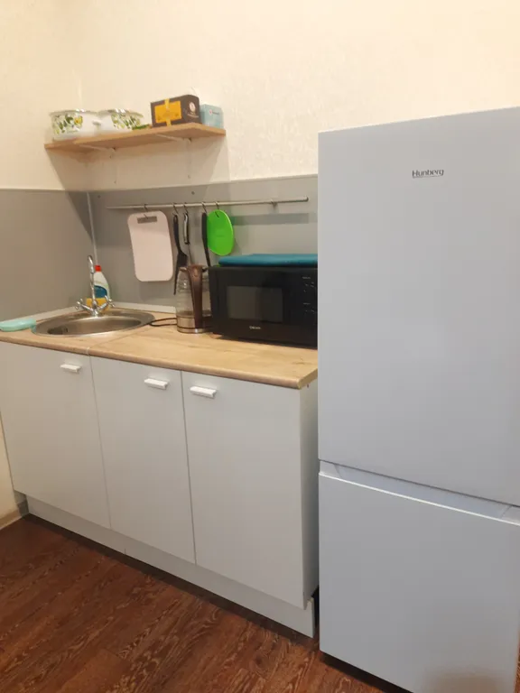 Cветлая студия с видом на Амур