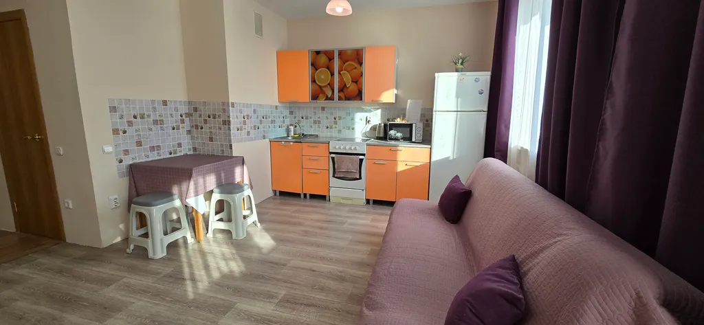 Студия с шикарным видом на реку Ангару