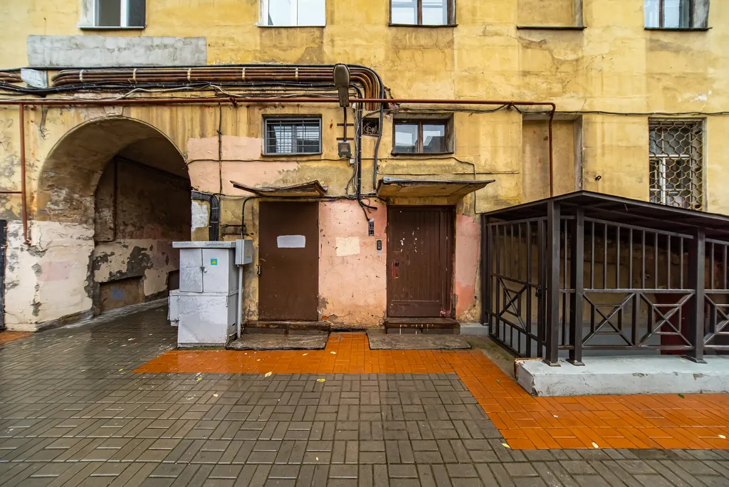 Атмосферная квартира в центре города с балконом
