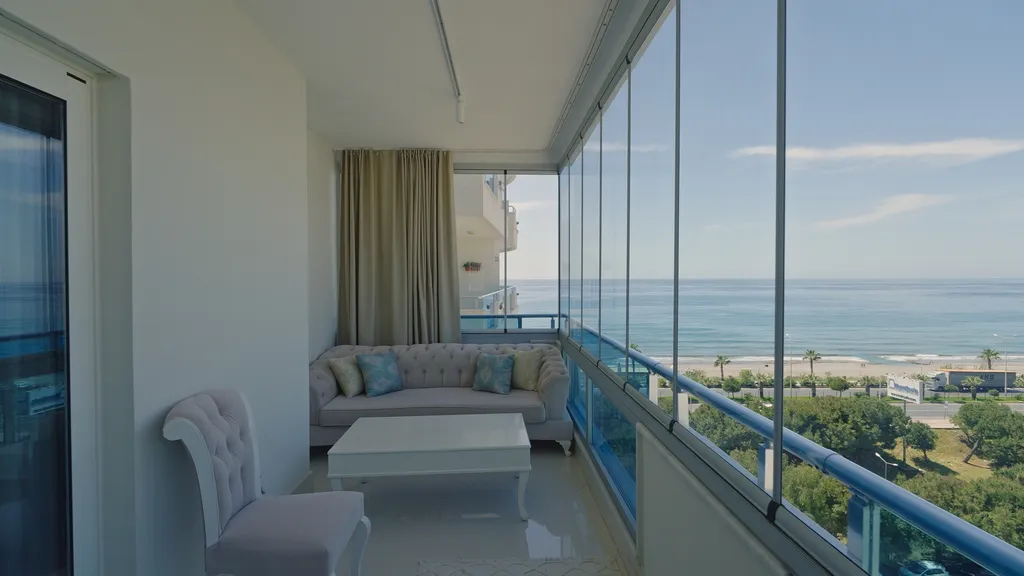 Yekta Queen просторный апартамент на 1 линии моря