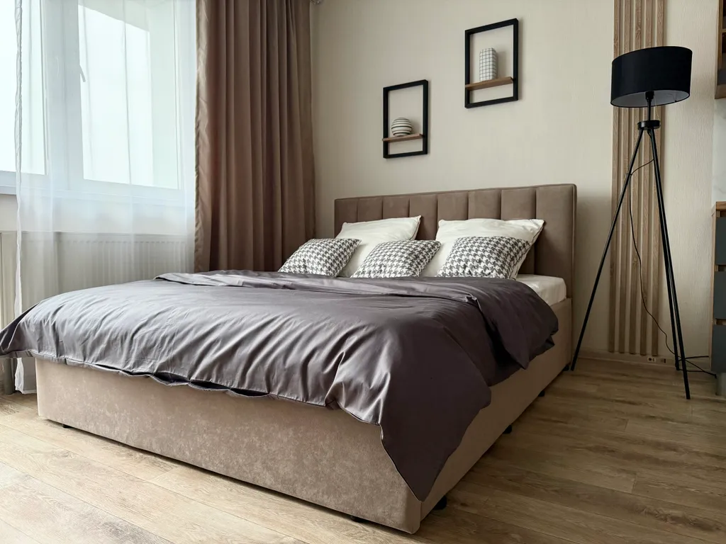 Квартира Квартира Красивая студия, с шикарным видом на Планету — Красноярск