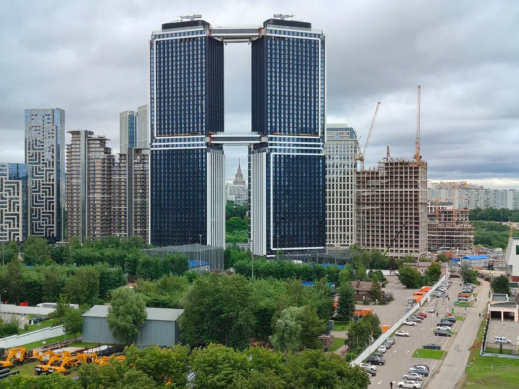 Квартира Квартира Евро-трёхкомнатная с шикарными видами — Москва