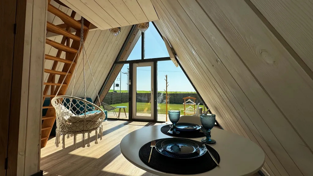 Романтичный отдых в А-фрейм 1