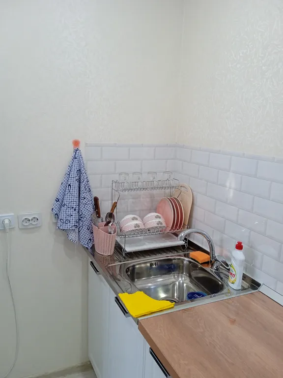 Просторная студия рядом с монастырем в новом доме