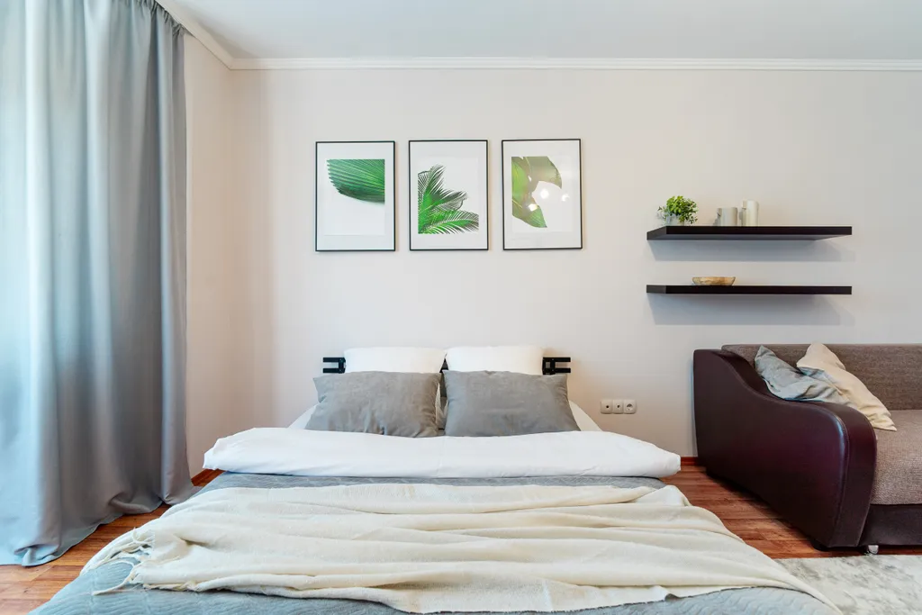 Светлая квартира для 4 гостей с полной комплектацией