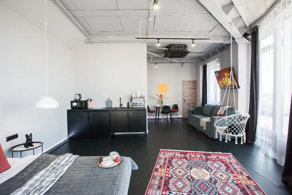 Квартира Апартаменты с панорамным окнами с видом на город — Новосибирск