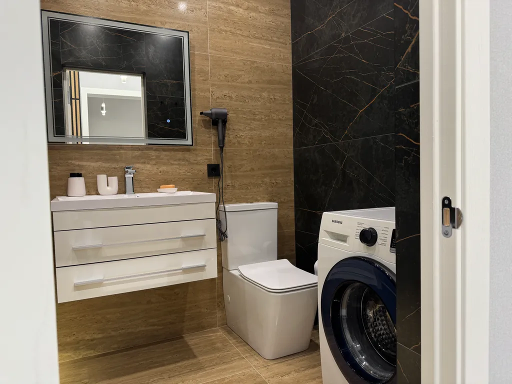 Уютная квартира с дизайнерским ремонтом в 15 минутах от моря