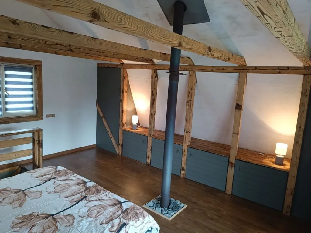 Дом с сауной на дровах, беседкой и мангальной зоной, фотозона