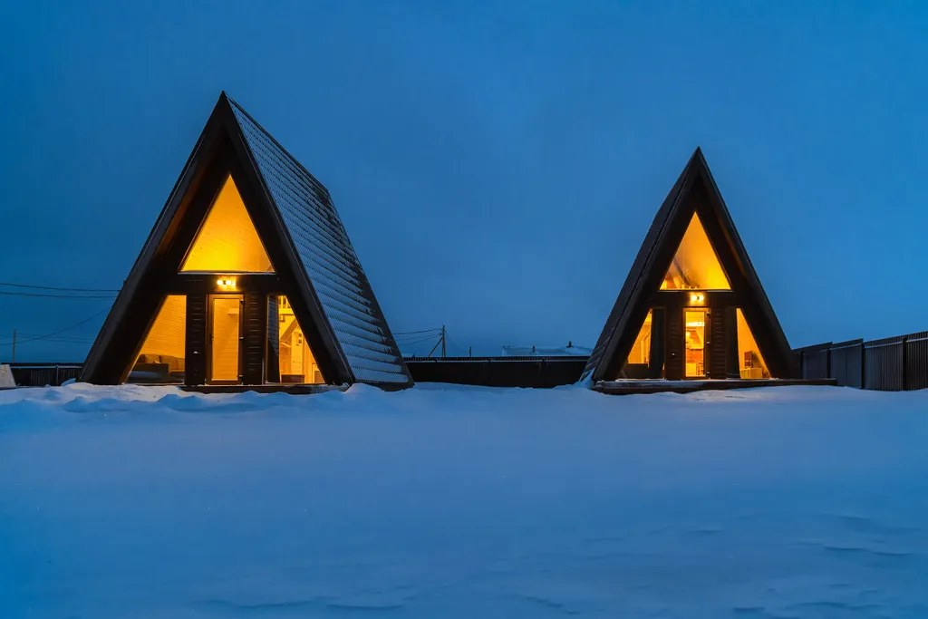 Уютный домик A-Frame