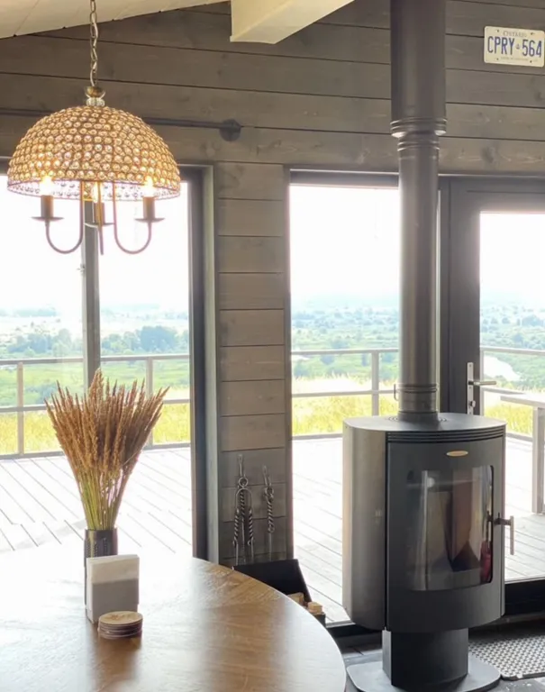 Дом в деревне с городским комфортом и русской баней