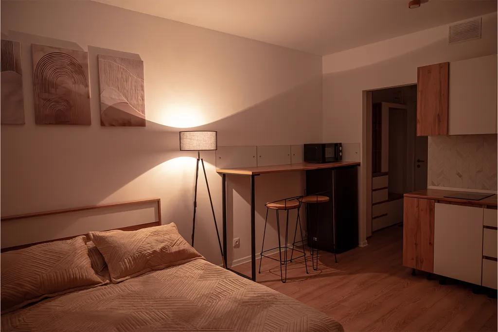 Уютная, новая квартира-студия The Room White