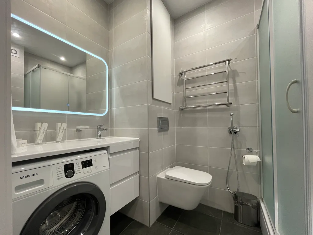 Фреш Двухкомнатная квартира с 2 спальнями и с душевой кабиной