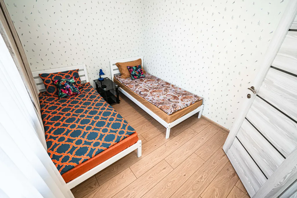 Апартаменты в стиле бамбук на берегу моря и променада