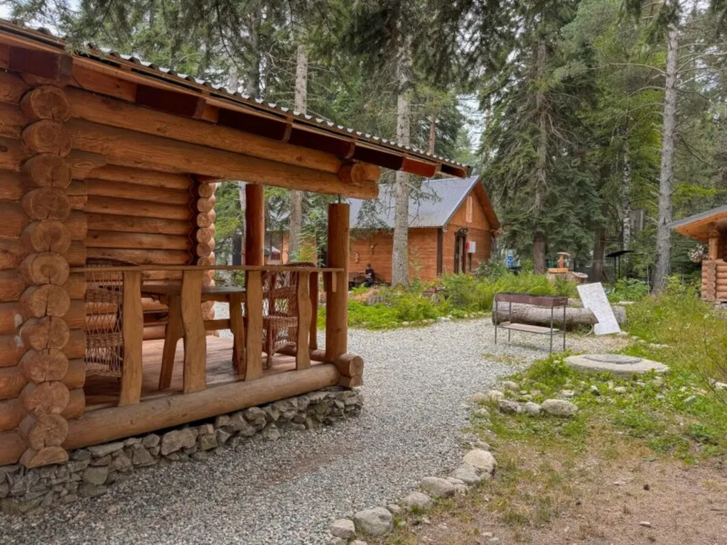 Коттедж Коттедж Шале-студия с двуспальной кроватью и раскладным диваном — Архыз