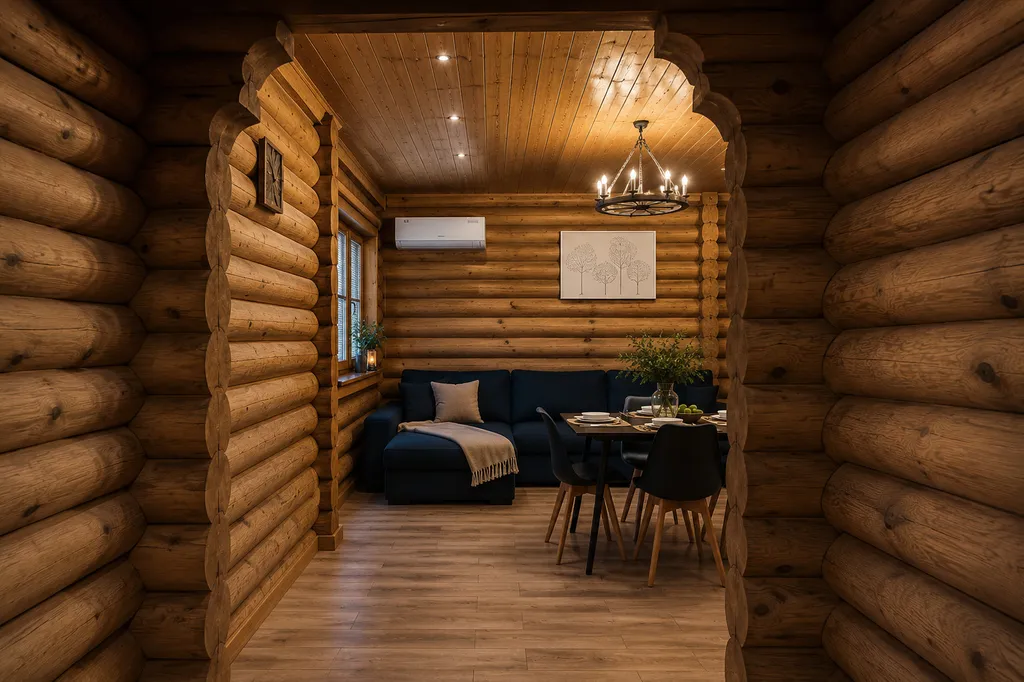 Коттедж 88m2 — чан, финская сауна, Wi-Fi