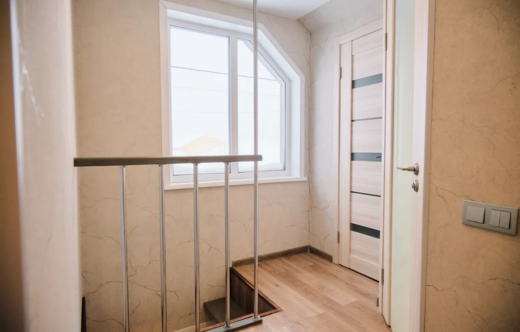 Дом с верандой, камином и сауной - вид на горы